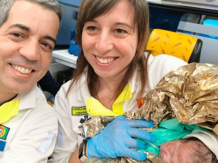 Médio Tejo - A “bebé do ano” na região do Médio Tejo nasceu em plena A23